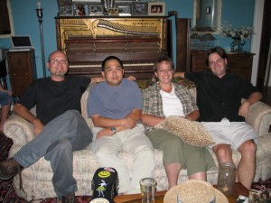 Mini Class Reunion Sean, Alex, Serenity and William together for the first time since High School